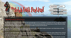 Desktop Screenshot of irishfolkfestival.de
