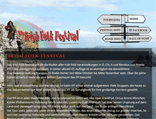 Tablet Screenshot of irishfolkfestival.de